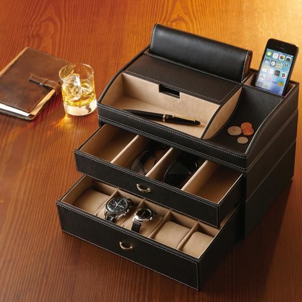 眼鏡ボックス・Stackable・ホコリ汚れを防いでお洒落にすっきりコレクション・収納できる男のメガネ・サングラスケース