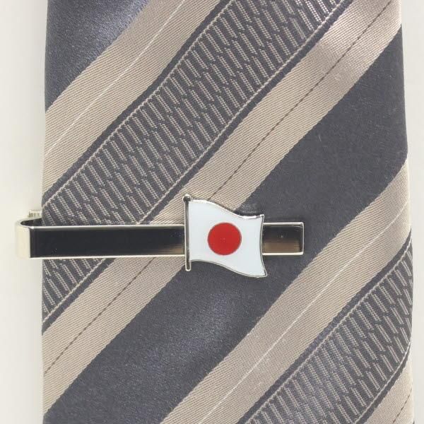 日本国旗のタイピン(ネクタイピン)