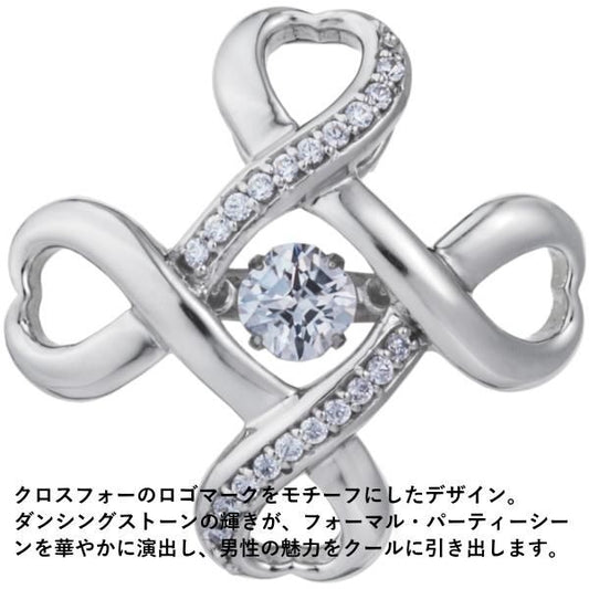 Crossforクロスフォー Crossfor logo5 ラペルピン ブローチ NY-T002