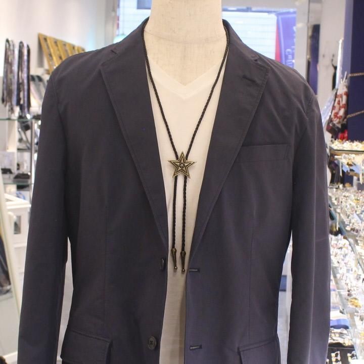 コンチョループタイ・スター×ゴールド(ポーラー・タイ)