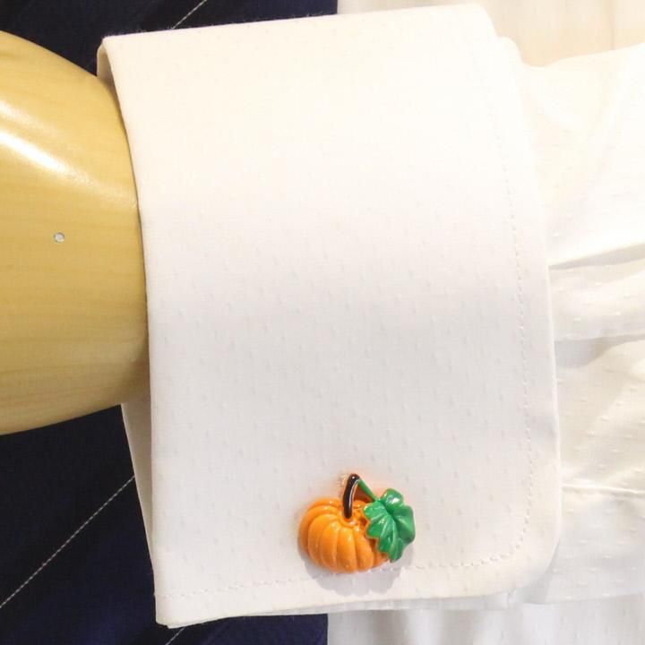 パンプキン かぼちゃ カフス カフリンクス カフスボタン