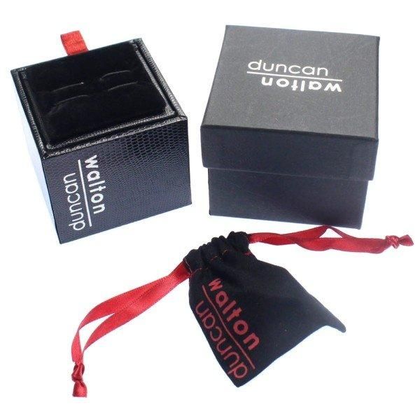 Duncan Walton Kipling ガンメタル カーボンファイバーカフス