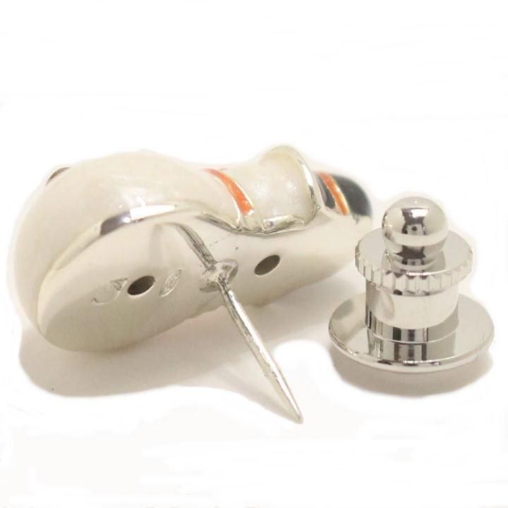 SATURNO サツルノ 雪だるま スノーマン ラペルピン ピンブローチ