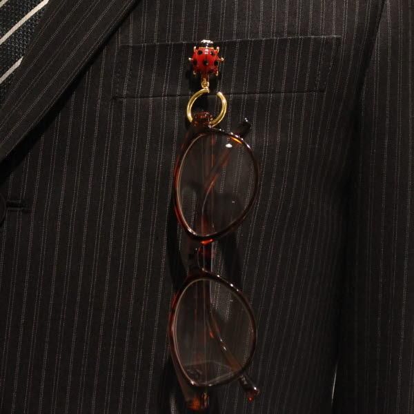 SWANK てんとう虫 赤 Eye Wear Show メガネホルダー 眼鏡ホルダー グラスホルダー