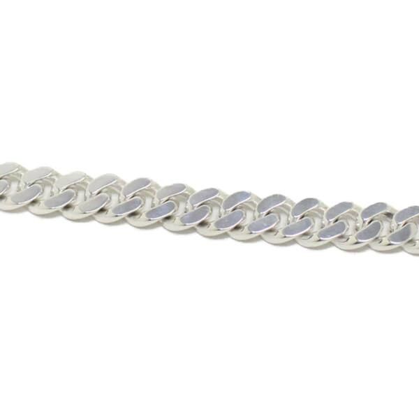 角 喜平チェーン キヘイチェーン ブレスレット シルバー925 10mm 20cm イタリア製 サツルノ インポート メンズ