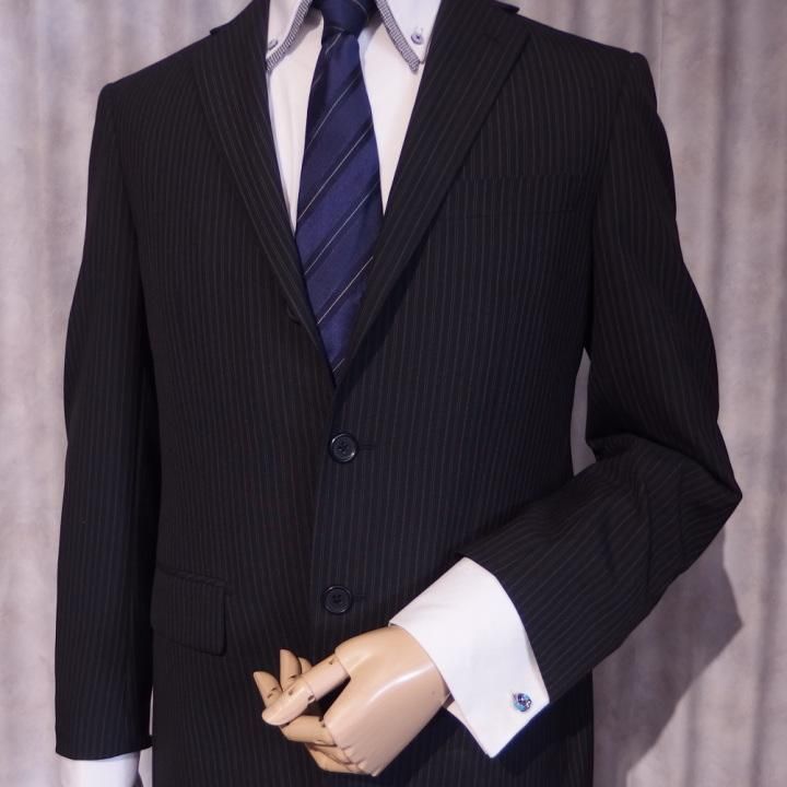 ツートーン・ブルー・ノットのカフス カフリンク カフスボタン