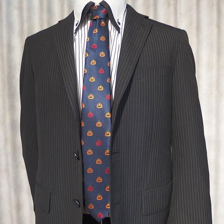 ハロウィン かぼちゃ カボチャ パンプキン 南瓜 おばけ おばけかぼちゃ ユニーク ネクタイ