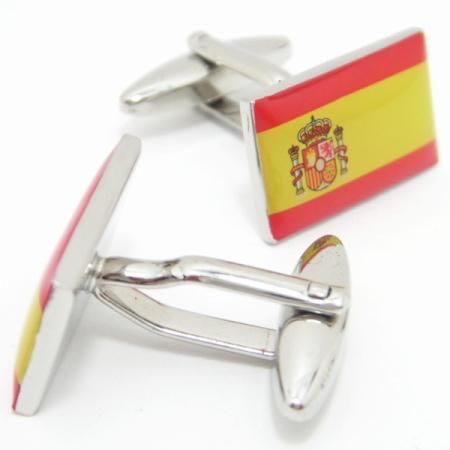 Buenas・tardesスペイン国旗のカフス(カフリンクス/カフスボタン)