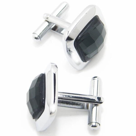 Antaliaきらめきスクゥエア・グレーのカフス(カフリンクス/カフスボタン)
