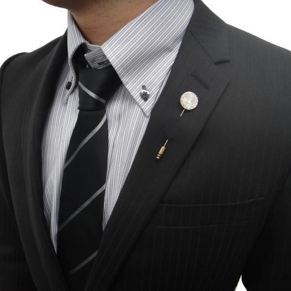 【受注生産品】Punto点の饗宴・白蝶貝のラペルピン(ラペルブローチ)