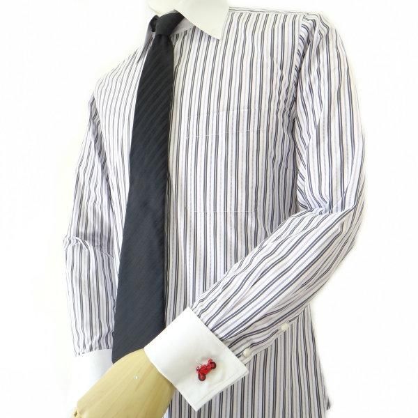 元気にかっ飛ばせ!赤色のオートバイのカフス(カフリンクス/カフスボタン)