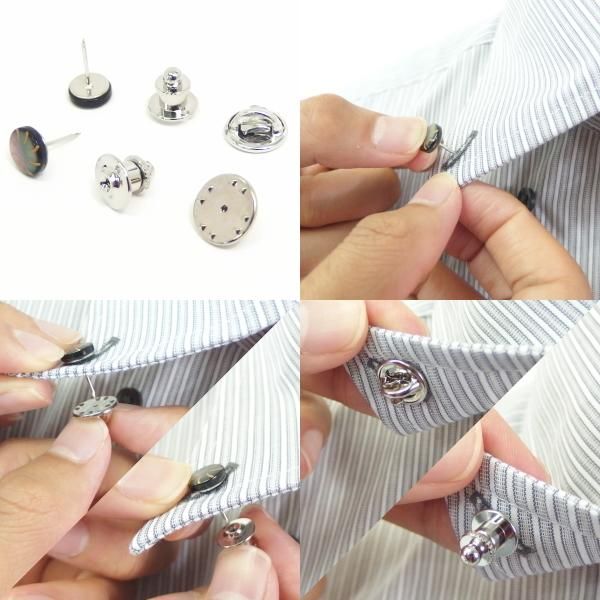 skull(スカル)・黒蝶貝のボタンダウンピアス