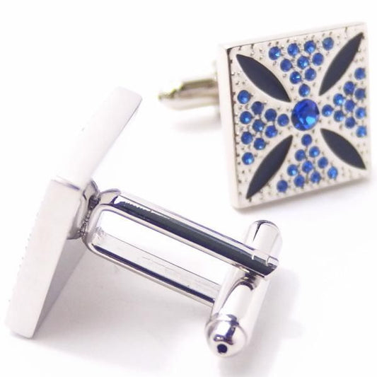 Australeスクウェア・ブルーストーンのカフス(カフリンクス/カフスボタン)