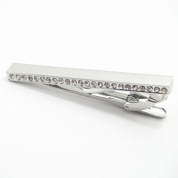 Available in 3 colors, a surprise sparkle☆Side stone tie pin