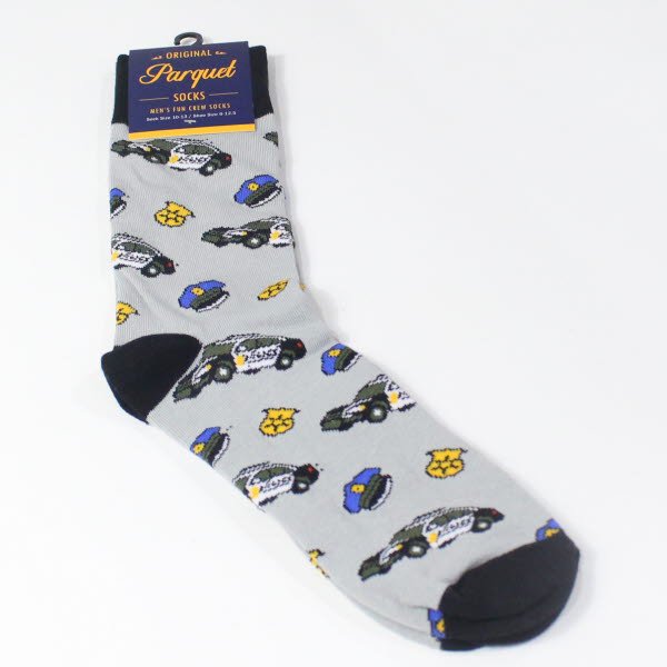 靴下 パトカー アメリカン ポリス 警察 メンズソックス