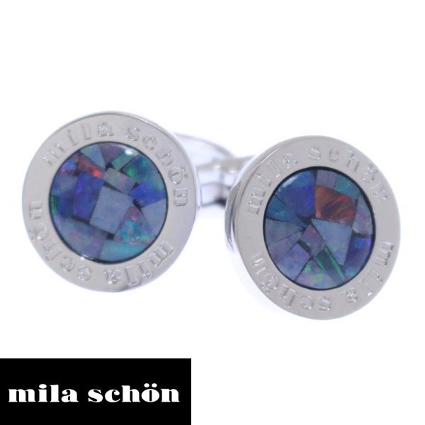 モザイク オパール mila schon ミラ ショーン カフス カフスボタン ブランド