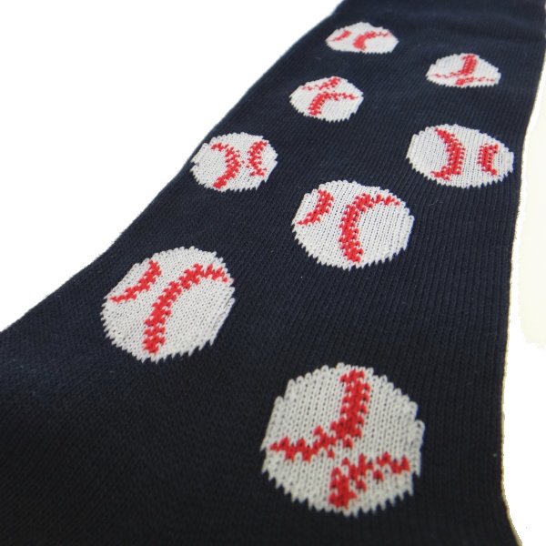 靴下 目指せホームベース!!盗塁王に野球ボールのメンズソックス