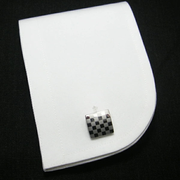 カフス シルバー スモールチェック cuffs カフリンクス カフスボタンカフス