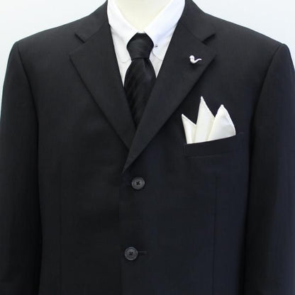 ラペルピン・パイプ・アコヤ真珠パール7.5mmブローチ(タイタック)