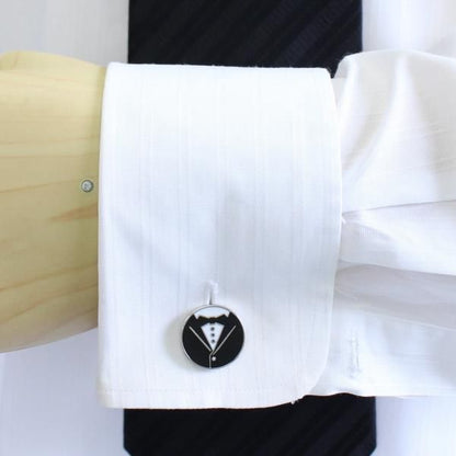 タキシード・結婚式・フォーマルスタイル・イラストのカフス(カフリンクス/カフスボタン)