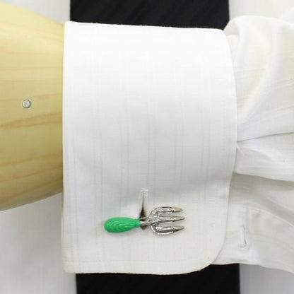 ガーデニング好きさんに・シャベル&スコップのユニークカフス(カフリンクス/カフスボタン)