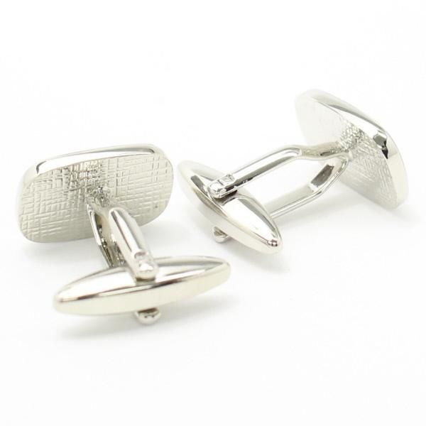 ブラック×ホワイトのモダンなダイヤ柄カフス(カフリンクス/カフスボタン)