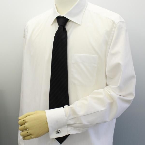 ブラック×ホワイトのモダンなダイヤ柄カフス(カフリンクス/カフスボタン)