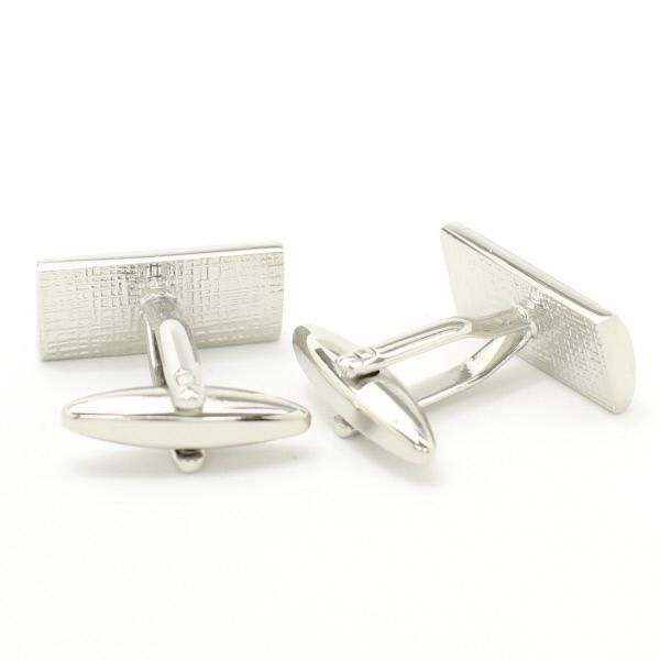 モノトーンストーンが3つ並んだがモードなカフス(カフリンクス/カフスボタン)