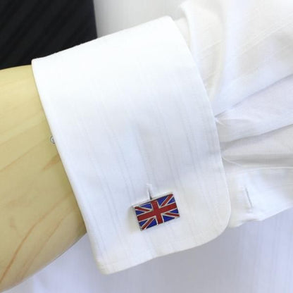 イギリス国旗・UKユニオンジャックのカフス(カフリンクス/カフスボタン)