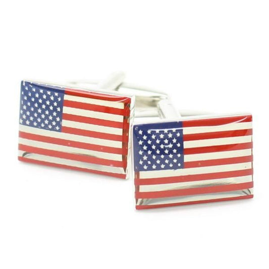 アメリカ国旗・USA星条旗のカフス(カフリンクス/カフスボタン)