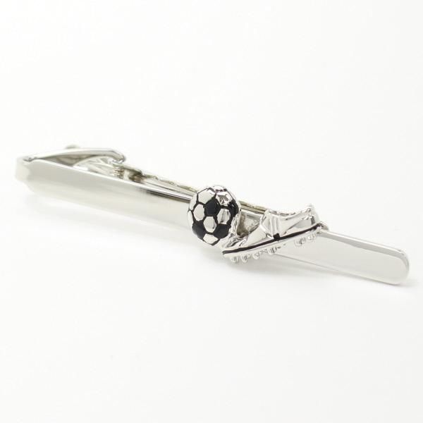 スパイクとボールのサッカーカフス・タイピンセット