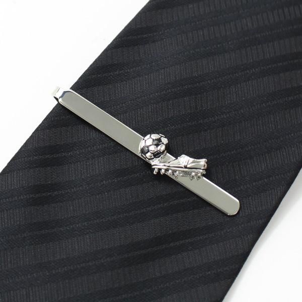 スパイクとボールのサッカーカフス・タイピンセット