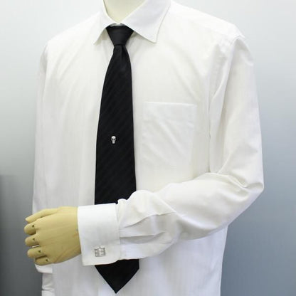 ブラックストーンeyesスカル・ドクロのタイタック(ピンブローチ)