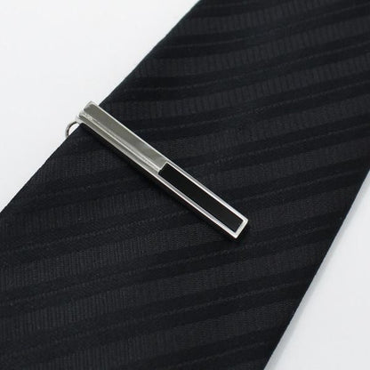 全3種×2色・天然石×貝のスクウェア・カフスセット(タイピンセット)