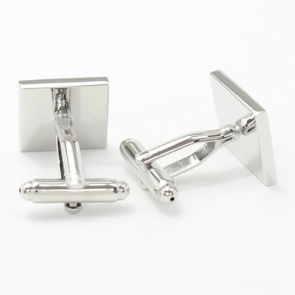 ブルーグラデーションラインの爽やかなカフス(カフリンクス/カフスボタン)