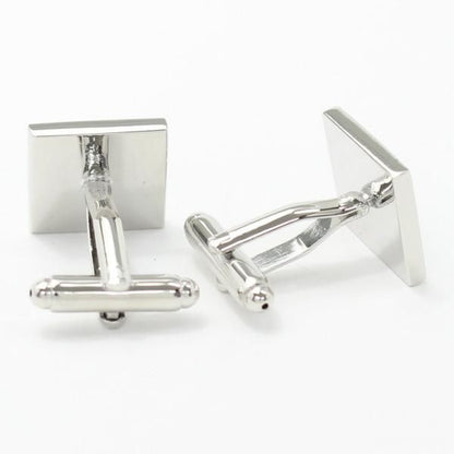 ブルーグラデーションラインの爽やかなカフス(カフリンクス/カフスボタン)