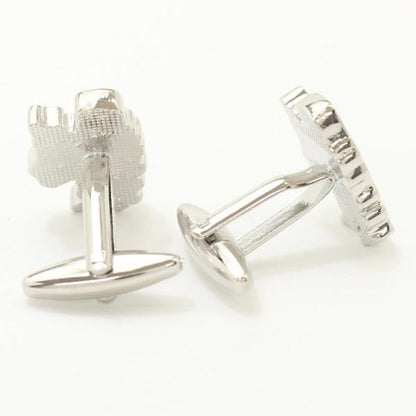 ほっほっほ!サンタクロースのカフス(カフリンクス/カフスボタン)