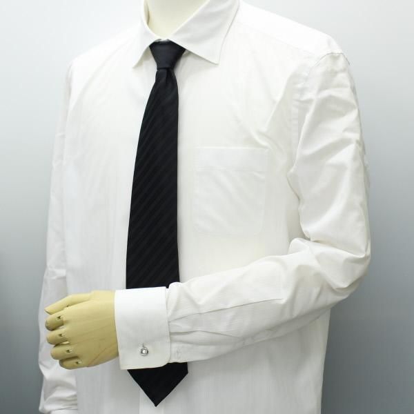 ラウンドシルバーライン・キラキラストーンのカフス(カフリンクス/カフスボタン)