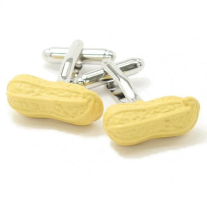 リアルなピーナッツ・落花生のカフス(カフリンクス/カフスボタン)