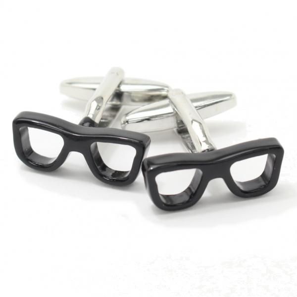 めがね男子必見!黒縁眼鏡・サングラスのカフス(カフリンクス/カフスボタン)