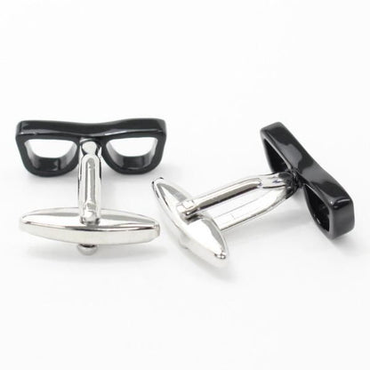 めがね男子必見!黒縁眼鏡・サングラスのカフス(カフリンクス/カフスボタン)