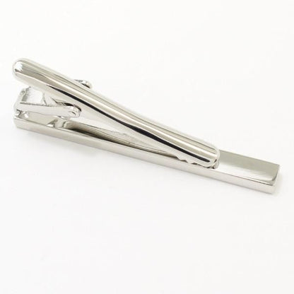 エナメルブルーが爽やかなシルバー×ブルーのタイピン(ネクタイピン)