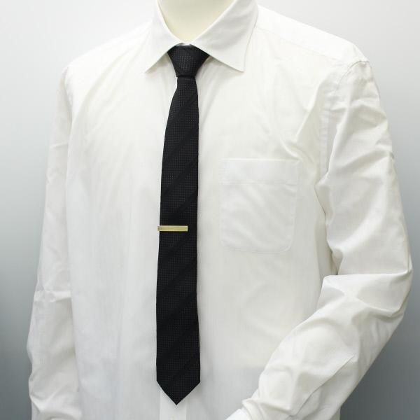 シンプルisベスト・お洒落なマットゴールドのタイピン(ネクタイピン)