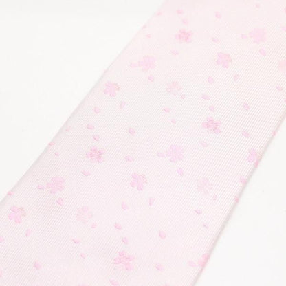 【富士桜工房】白桜・桜吹雪・日本製シルクジャカードの和風ネクタイ