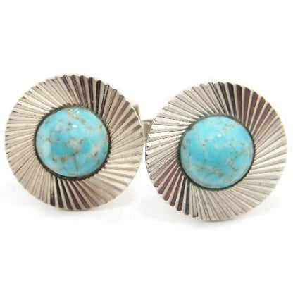 アンティーク★トルコ石が美しいカフス(カフリンクス)