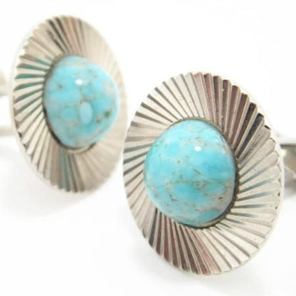 アンティーク★トルコ石が美しいカフス(カフリンクス)