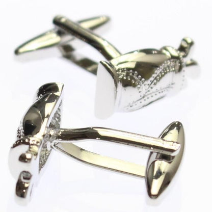 ゴルフバッグ・シルバーのカフス(カフリンクス/カフスボタン)