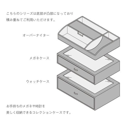 眼鏡ボックス・Stackable・ホコリ汚れを防いでお洒落にすっきりコレクション・収納できる男のメガネ・サングラスケース