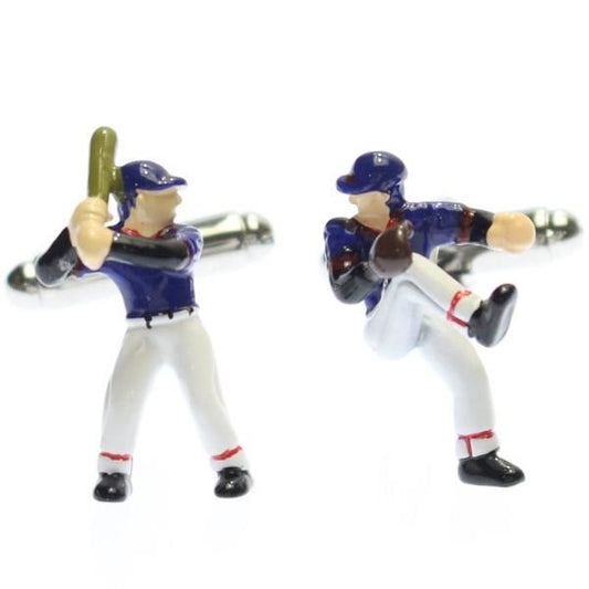 ピッチャー&バッターのカフス(カフリンクス/カフスボタン)