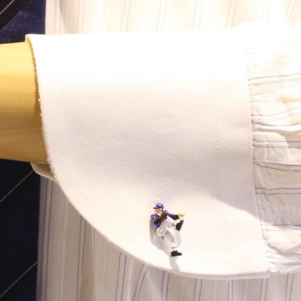 ピッチャー&バッターのカフス(カフリンクス/カフスボタン)